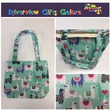 Medium Tote Bag - Llamas